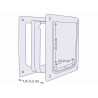Cat Flap Trixie White Plastic 25 × 29 CM,,,