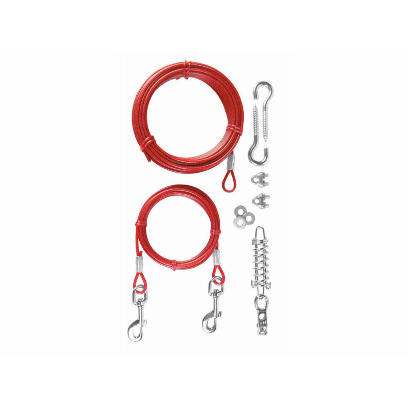 Dog Lead Trixie Red 15 m,,,
