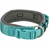 Dog collar Trixie Premium Graphite Light Blue S/M 33-42 cm,,,