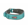 Dog collar Trixie Premium Graphite Light Blue S/M 33-42 cm,,,