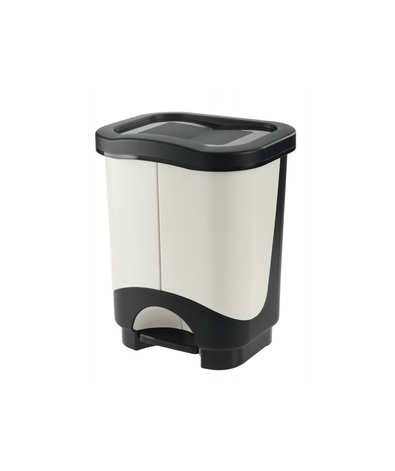 Dėžė šiukšlėms 10.5+10.5L su pedalu 895