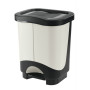 Dėžė šiukšlėms 10.5+10.5L su pedalu 895