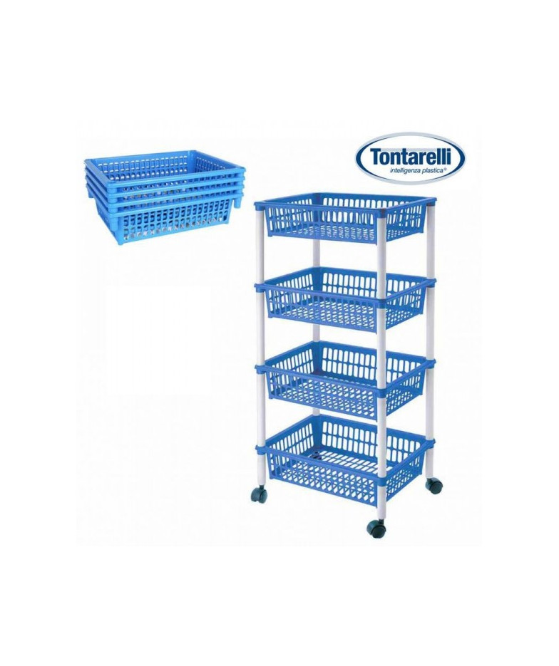 Корзина ptmasasmasas. 4 этажа su диски 40*29*85cm