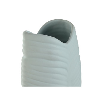 Vaas Home ESPRIT Taevasinine Keraamika Troopiline Taime leht 22 x 15 x 70 cm,,,
