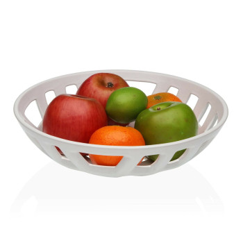 Vaisių dubuo Versa Balta Keramikinis Porcelianas 28 x 7 x 28 cm