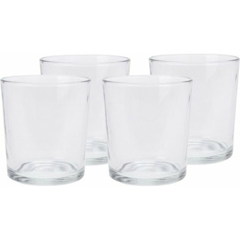 Stiklinių rinkinys Excellent Houseware ye6000410 Skaidrus Stiklas 280 ml (4 vnt.)