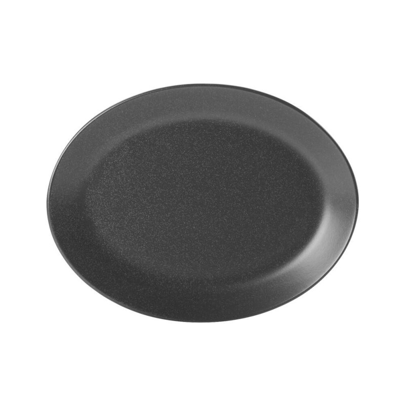 SEASONS melns oval  plate  24cm, Porland