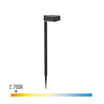Saules dārza stabs Philips Vynce 1,5 W 10,5 x 13,5 x 54 cm Melns Plastmasa Kvadrāta (2700 K) (Silts balts) (1 gb.),,,