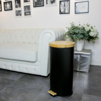 Šiukšlių dėžė Kitchen Move   Juoda Matinė galinė dalis 30 L,,,