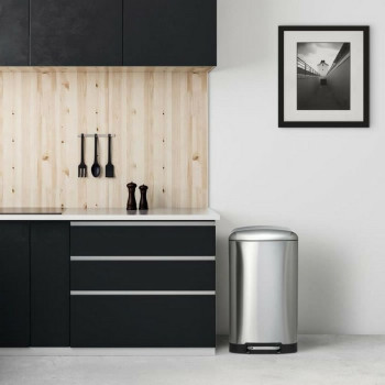 Šiukšliadėžė su pedalu Kitchen move GREENWICH Nerūdijantis plienas (40 L),,,