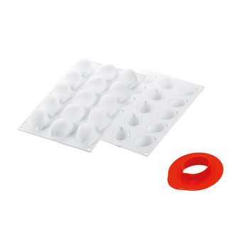Forma silikona 55x38 h-27mm + spiede 15x30ml LIMONE