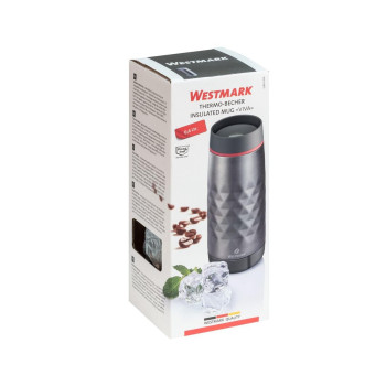 Termo krūze ø7.5 h-19.5cm 400ml 360° pelēka VIVA