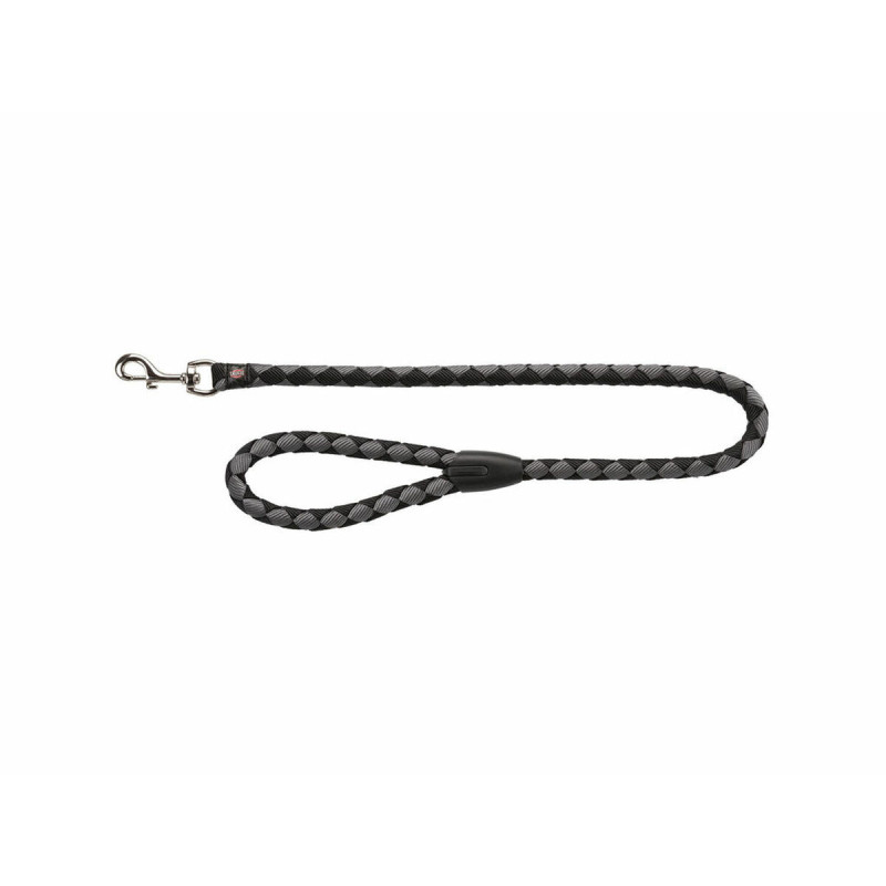 Dog Lead Trixie Black Silver 1 m L/XL,,,
