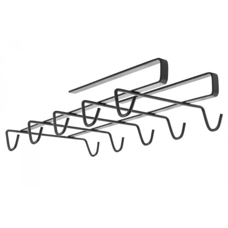 LAVA ZEM PLAUKTA LIEKAMS KRŪŽU TURĒTĀJS 14x28x6CM, MELNS, NER.TĒR., Metaltex