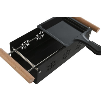 Rakletes Home ESPRIT Raclette Melns 25 x 10 x 6 cm