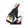 Pet Backpack Trixie Savina Black Grey Polyester 30 × 33 × 26 CM,,,