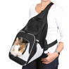 Pet Backpack Trixie Savina Black Grey Polyester 30 × 33 × 26 CM,,,