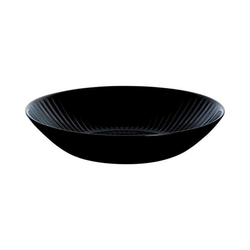 COTTAGE NOIR PLATE  20CM, MELNS, STIKLS, Luminarc