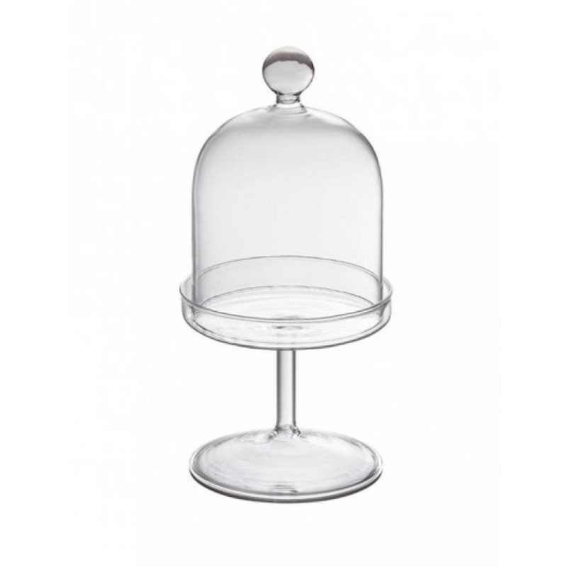 ЕМКОСТЬ  UZ НОЖКЕ  H21CM, AR КРЫШКОЙ , STIKLS, WMF