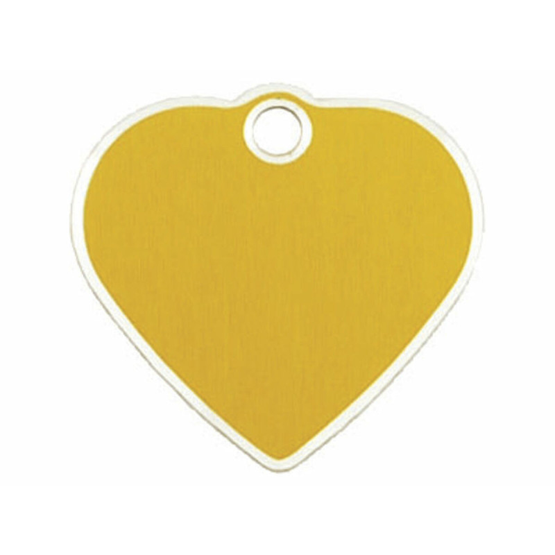 Identification plate for collar Imarc   Golden Heart Aluminium,,,