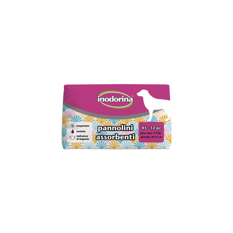 Disposable nappies Inodorina 12 Units,,,