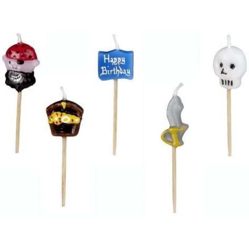 PIRATE FRIENDS BOYS SVEČU DEKORI 5PC.., Pap Star