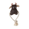 Dog toy Hunter Nebraska Brown Cow,,,