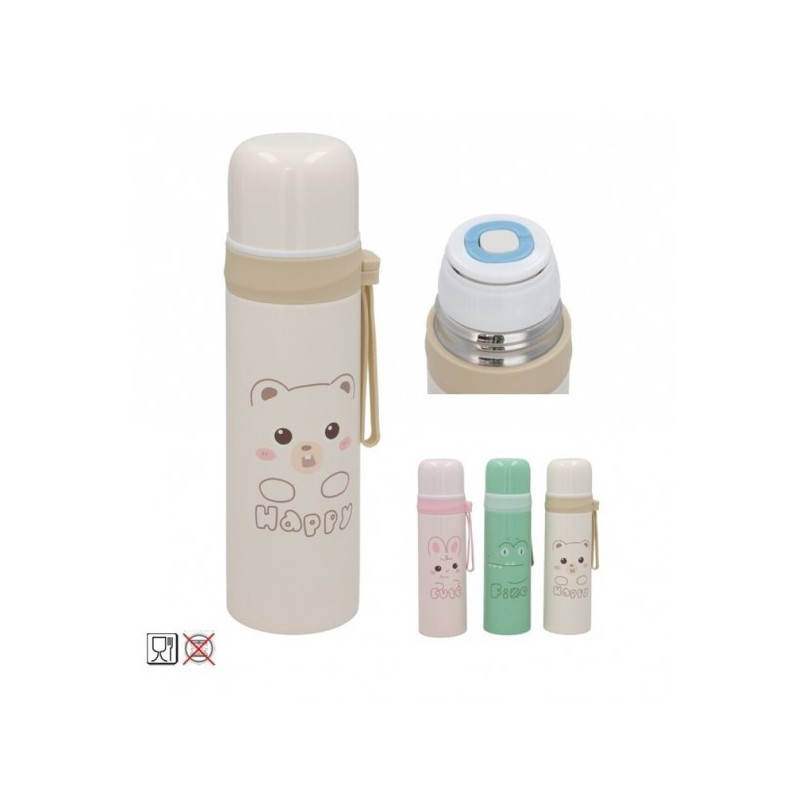 Termosas met. 0.5L HAPPY