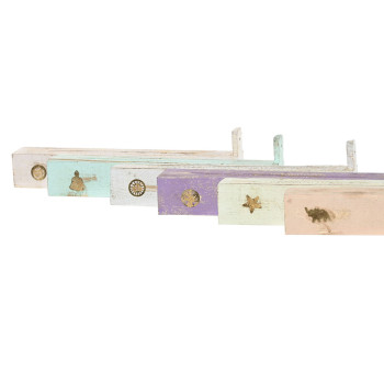 Eterinių aliejų degiklis Home ESPRIT Medžio 24 x 4 x 6 cm (12 Dalys) (6 vnt.),,,