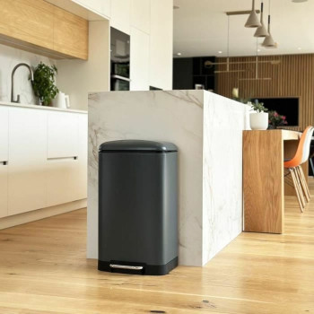 Šiukšlių dėžė Kitchen Move Pilka Nerūdijantis plienas,,,