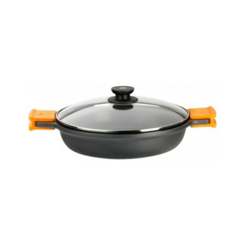 Katls ar stikla vāku BRA Braisogona_A270520 1,5 L (Ø 20 cm) Melns Ø 20 cm 1,5 L