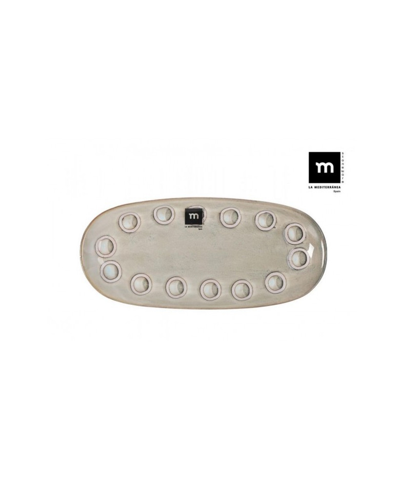 Šķīvis 25*12cm ovali GRIS MD