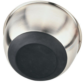 Bļoda n/t ar silikona vāku ø16 h-10cm