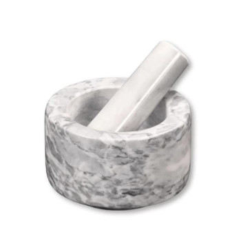 Švirkštimo marmuras ø13 h-8 cm baltas