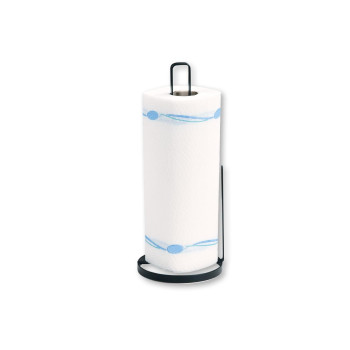 Virtuves dvieļa turētājs met. ø13cm h-32.5cm melns