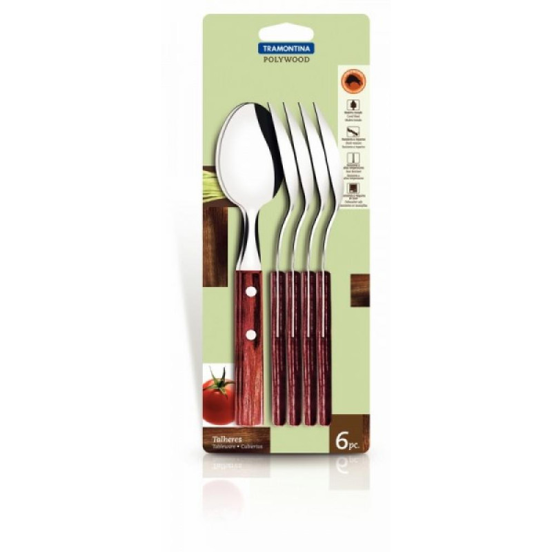 POLYWOOD DINING  spoons  6PC.., Tramontina