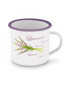 Krūze emal. 700ml 10cm LEVANDA