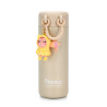 Double wall vacuum flask 380 ml beige (stainless steel), art. 9861