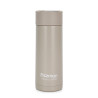 Double wall vacuum flask 390 ml beige (stainless steel), art. 9868