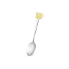 Tea spoon with silicone TEA CUP figure (stainless steel)