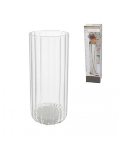 Vaza stikl. 40*10cm TUBE