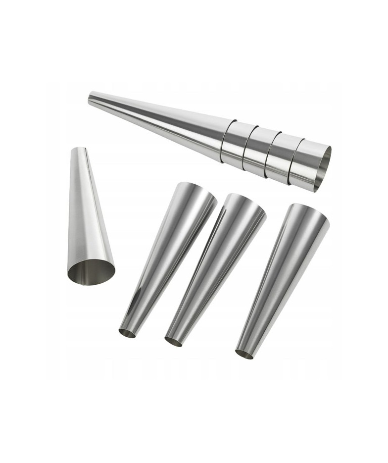 Tešlos tūbelės met. 9*2.3cm 10vnt 3435