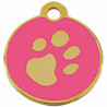 Identification plate Imarc Circle Pink Golden,,,