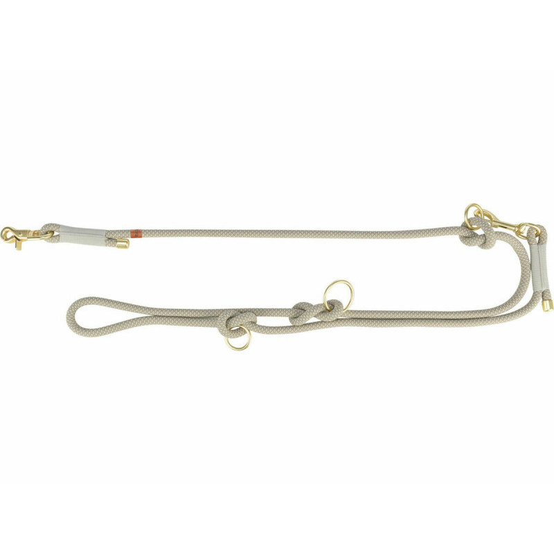Adjustable dog leash Trixie Soft Rope Grey Light grey S S/XL,,,