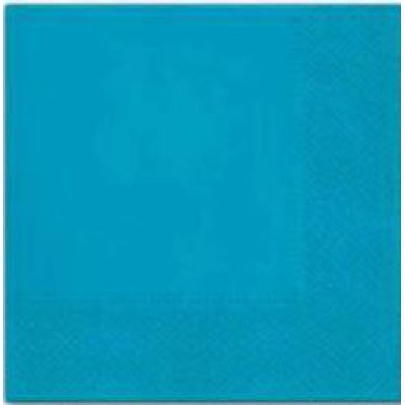 NAPKINS  33X33CM UNICOLOR, TURQUOISE, Paw Decor Collection