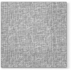 NAPKINS  33X33CM LINEN STRUCTURE GREY, Paw Decor Collection