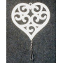 ar dekoruacija Širdelė 10-1453/2 22cm