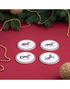 Set of 4 hot pot stands 10...