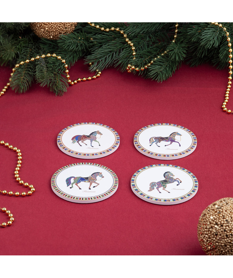 Set of 4 hot pot stands 10 cm, art. 0158