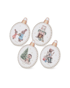 Set of 4 hot pot stands 10...